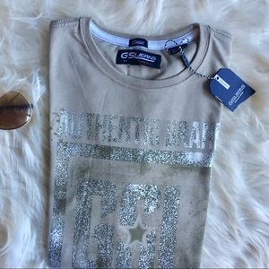 Men Tee Shirt Grey Color Size S New With Tag.